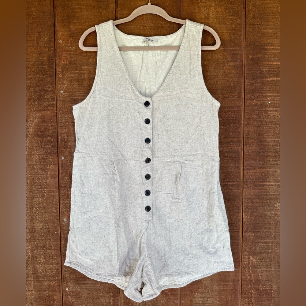 Madewell linen romper